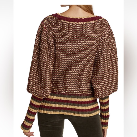 NWT $345 Ramy Brook Womens Hadar Sweater, Red size XS S M L - Picture 8 of 13